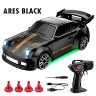 RC Car Drift Mini Skala 1:64 Remote Kontrol Propo Baterai Cas Type C Mobil Balap Sport Kado Hadiah