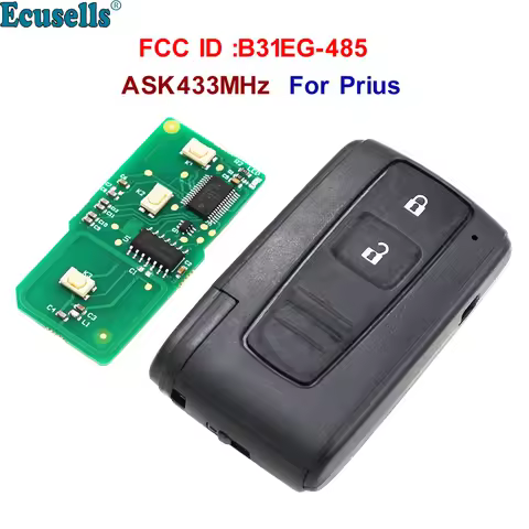2 Button ASK 433MHz Keyles Go Remote Key for Toyota Prius FCC ID: B31EG-485 TOY43 M0ZB31EG / MOZB31E
