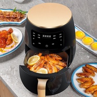 air fryer Large-capacity touch-screen air fryer for home use, multifunctional French fries machine, 