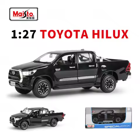 Maisto 1:27 Toyota Hilux Static Die Cast Vehicles Collectible Model Car Toys