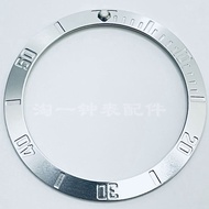 Divers Watch Aluminum Ring 38*30.5mm GMT Dive Watch Bezel Compatible with 40mm Case Water Ghost Cera