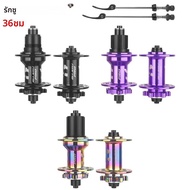 MTB Hub36 หลุม 6 claw 108 คลิก RUJIXU NBKแบริ่งที่ปิดสนิท จักรยานเสือภูเขาอลูมิเนียมเบรค hub89101112