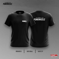 T-shirt [Jersey/Cotton] T-Shirt Punkwheels Basic Tee (XS-5XL) Multi Color S-5XL