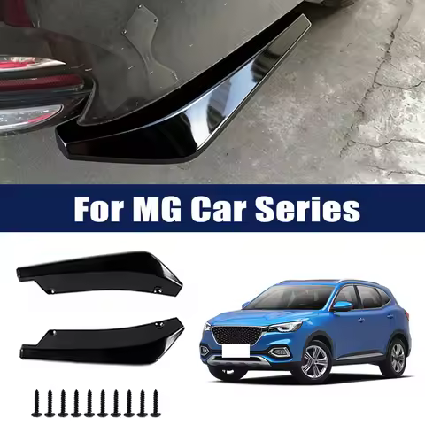Car Rear Bumper Lip Diffuser Splitter Spoiler Scratch Protector For MG 3 4 5 6 7 ZS HS ONE ES5 Cyber