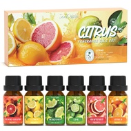 Citrus Essential Oil Set, Essential Oil Diffuser Set, Candle Fragrance Diffuser Oil-Blood Orange, Le