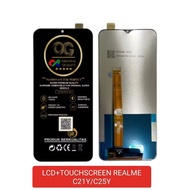 LCD+TOUCHSCREEN FULLSET REALME C21Y/C25Y LCD FULLSET ORIGINAL NEW BRAND OG SUPER