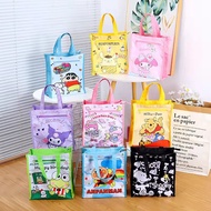 Large Document Holder with Handle Files Folder School Bag Double Zip Oxford Cloth Art Cute Cartoon S