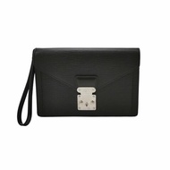 Louis Vuitton (LV) Monceau 蒙梭牛皮水波紋 S-lock鎖扣 手拿包