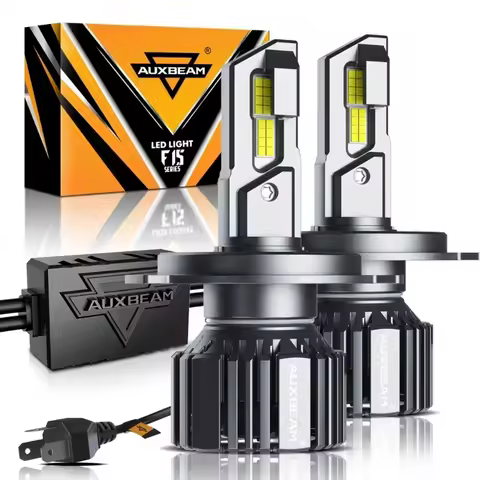 AUXBEAM 20000LM 6500K 90W LED Headlight Bulbs F15 Series Canbus H4 H7 H11 9005 9006 9007 LED Car Lig
