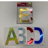 CACTUS Alphabert Set Sticker EDU A-Z / 0-9 / Pelekat Abjad EDU CACTUS