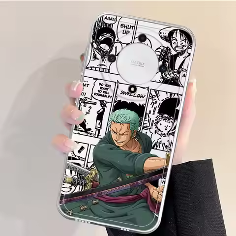 Case for Honor X8a X8b X9a X9b X7b X8 90 Lite Soft Phone Cover One Piece Comic Zoro