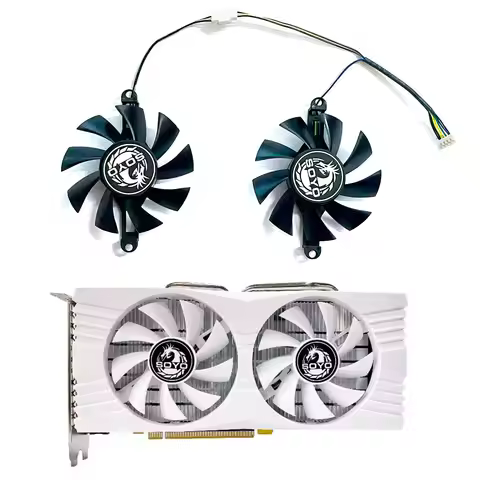 New GPU 75MM 4PIN RX580 replacement fan for SOYO AMD RX580 8GB graphics card gaming GDDR5 256-bit gr