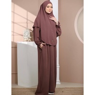 Khimar Set jubah bersama dengan purdah
