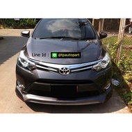 ชุดเเต่งรถ ชุดเเต่งรถยนต์ ชุดแต่งวีออส Toyota Vios 2013 2014 2015 2016 MDP สเกิร์ตรอบคัน จาก Tp-Auto