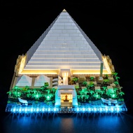 LED Light Kit for Lego - Architecture Great Pyramid of Giza Building Blocks Model, LED Light Set Com
