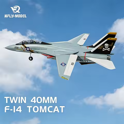 XFly F-14 Tomcat Twin 40MM EDF Jet 4TH Generation Dual-Engine Ducted US Navy Carrier-Based Fighter R
