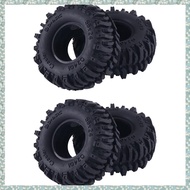 4Pcs 55X24mm 1.0 Rubber Tire Wheel Tyre Spare Parts for 1/18 1/24 RC Crawler Car Axial SCX24 AX24 FM