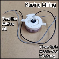 Timer Pengering Mesin Cuci Pemutar Spin Mesin Cuci 2 Kabel Kuping Miring 2 Tabung Toshiba midea dll