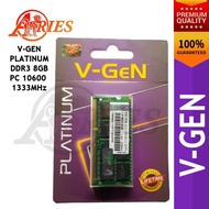 Sodimm Ram Laptop V-Gen Platinum Ddr3 8Gb Pc-10600 Untuk Asus Acer
