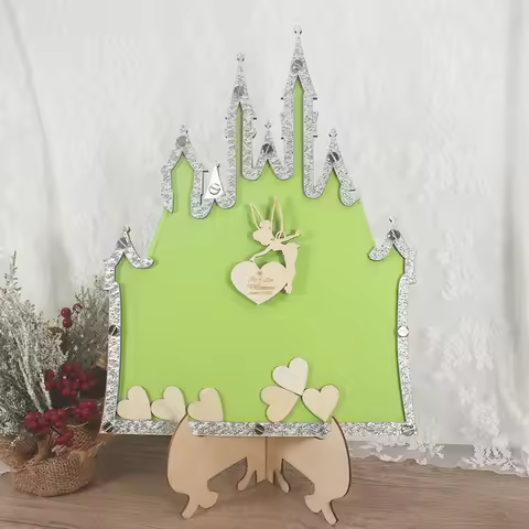 Wedding Castle Guestbook Alternative, Fairy Guestbook Wedding, Castle Guestbook, Guest Book Gift, Un