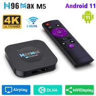 H96 Max M5 Smart TV BOX Android 11 2GB RAM Rockchip 3318 4K  Google 3D Video BT4.0 4K Ultra HD Media Player Set Top Box TV Receivers