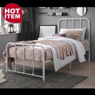 M Furniture Concept ,European Style Single Metal Bed  ,Ready Stock , Katil Bujang Homestay Bed ,Hote