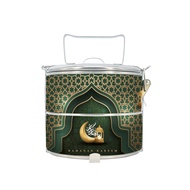 BDARI Stainless Steel Tiffin Carrier 2-Tier Food Container (10cm) [Free Add Name] Mangkuk Tingkat