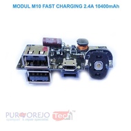 modul kit power bank vivan m10 10400mah fast charging