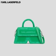Karl Lagerfeld -  IKON K SMALL SUEDE CROSSBODY BAG 236W3185 กระเป๋าถือ/กระเป๋าสะพายข้าง