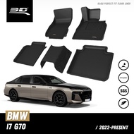 3D Mats พรมปูพื้นรถยนต์ BMW i7 G70 2022-2025 พรมกันลื่น พรมกันนํ้า พรมรถยนต์