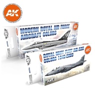 √ AK Third Generation Water-Based Paint British Air Force Royal Air Force Airplane Set AK11754 AK117