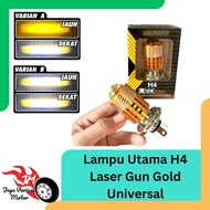 Black & Gold H4 Light Bulb Black & Gold H4 Bulb/ Black & Gold H4 Headlight/ H4 LED Headlamp 2 MODES 