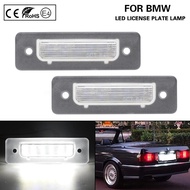2PCS License Plate Light For BMW E30 M3 E28 M5 E26 M1 Z1 Roadster E23 E24 E12 No Error LED Number Pl