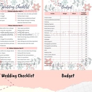 Wedding Planner / Kertas Binder Loose Leaf A5 & B5 / Sehati Planner