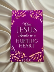 When Jesus Speaks to a Hurting Heart - devotions paired with a bible verse motivational book / Chr