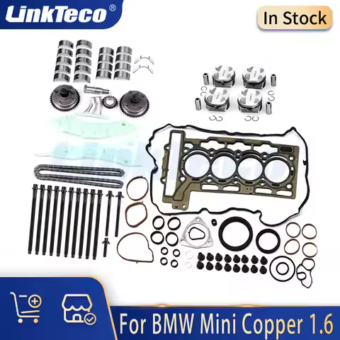 N13 N18 Engine Rebuild Gasket Set Timing Chain Kit Fit 1.6 L For BMW 116i 118i 316i MINI Cooper R55 