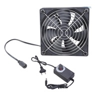 【CH】 120mm Ventilation Fan 4 Inch Duct Blower Changeable Speed AC Adapter Included