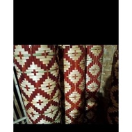 AMAKAN/SAWALI Real Native Bamboo Wall/ 5pcs set/size 4x8ft.(DIAMOND DESIGN)