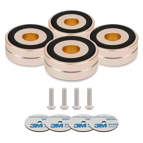 40x15mm Speaker Isolation Feet Spikes Equipment Stand Feet Pad Amplifier DAC Decoder Audio Computer 