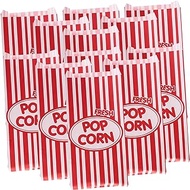 Luxshiny 100pcs Popcorn Packaging Bag Bulk Popcorn Containers for Food Container for Food Portable Snack Containers Food Containers Popcorn Supplies Container Bag Paper Pointed Bottom