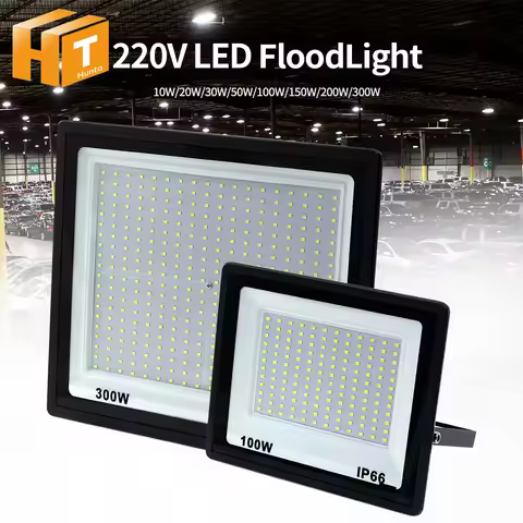 High Brightness LED Floodlight 100W 200W 300W IP66 Waterproof Flood Light For Garden Street Outdoor 