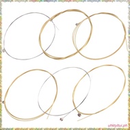 [L U T I] Set 6 Metal Strings for Acoustic Guitar 1 Meter 1M New