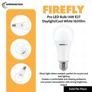 Firefly Pro LED Bulb 14W E27 Daylight/Cool White 1600lm 100-240V 30,000hrs A-Bulb