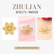 ZHULIAN [BH5171] BROOCH ZHULIAN KERONGSANG ZHULIAN GOLD PLATED EMAS ZHULIAN