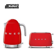 Smeg Breakfast Set Kettle KLF04RDUK + Toaster TSF01RDUK (Red)