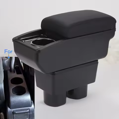 For Nissan Tiida C11 Armrest Box For Nissan Tiida Latio Sylphy Versa Car Armrest Storage Box Cup Hol