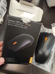 210*lenovo 300滑鼠 LENOVO MOUSE-WW 滑鼠 300 USB