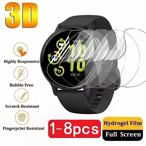 Protector Film for Garmin Vivoactive 6 5 4 4s 3 Screen Protector for Garmin Vivoactive 6 5 4 4s 3 Fi