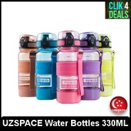 UZSPACE Water Bottles - 330 ML / BPA FREE/ TRITAN/ USA IMPORTED
