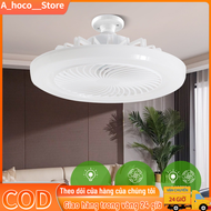 【HCM/24H】Quạt Trần Có Đèn Quạt Đèn 30W E27 Đế Tròn Quạt Mini Quạt Trần Im Lặng Cho Phòng Ngủ Phòng K